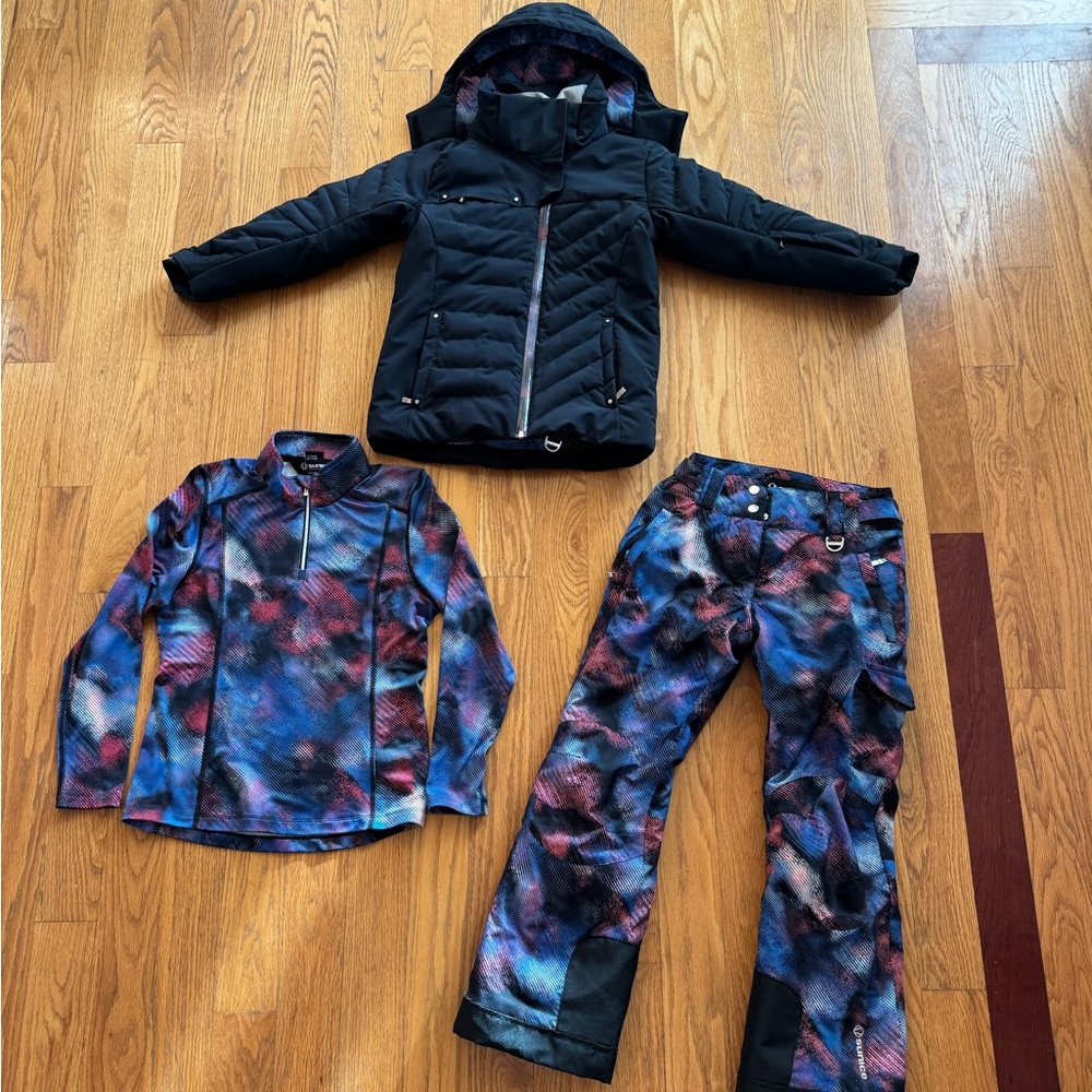 SUNICE Girls Size 8 Ski Set!!  Like new!